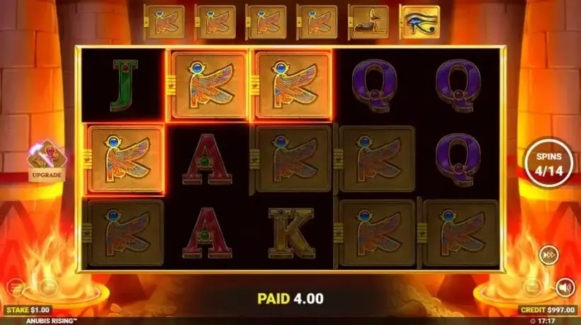 Anubis Rising slot screenshot 