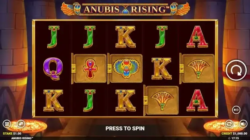 Anubis Rising slot screenshot 