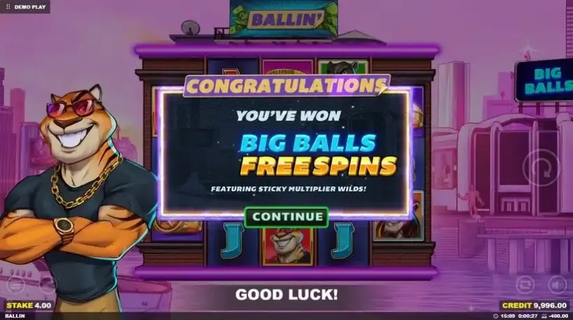 Ballin’ slot screenshot 4