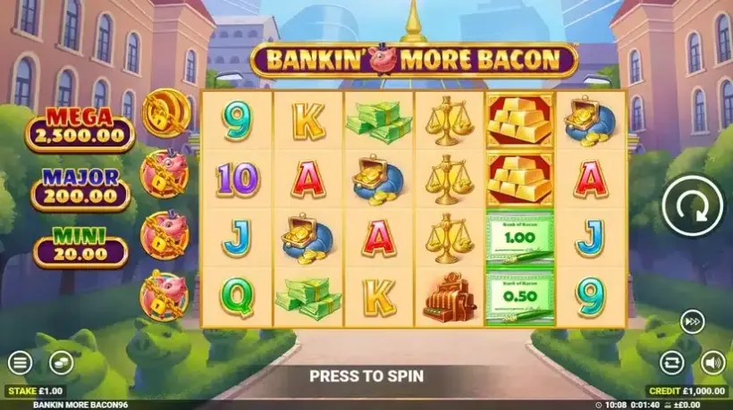 Bankin’ More Bacon slot screenshot 1