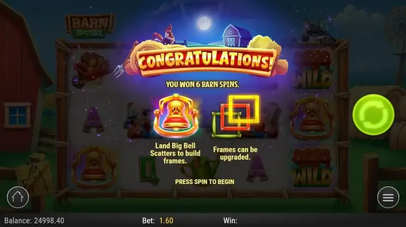 Barn Busters slot screenshot 4