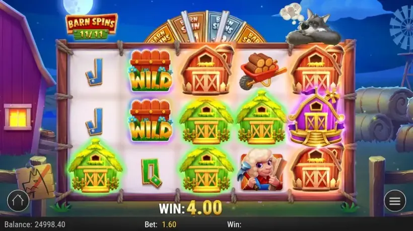 Barn Busters slot screenshot 