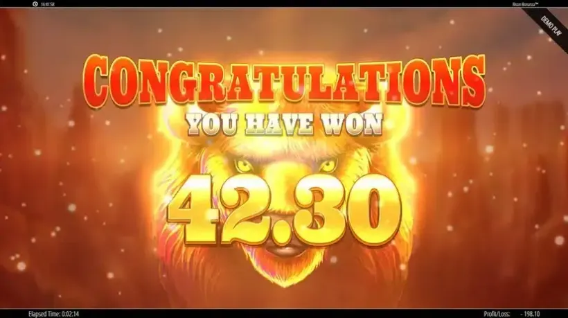 Bison Bonanza slot screenshot 