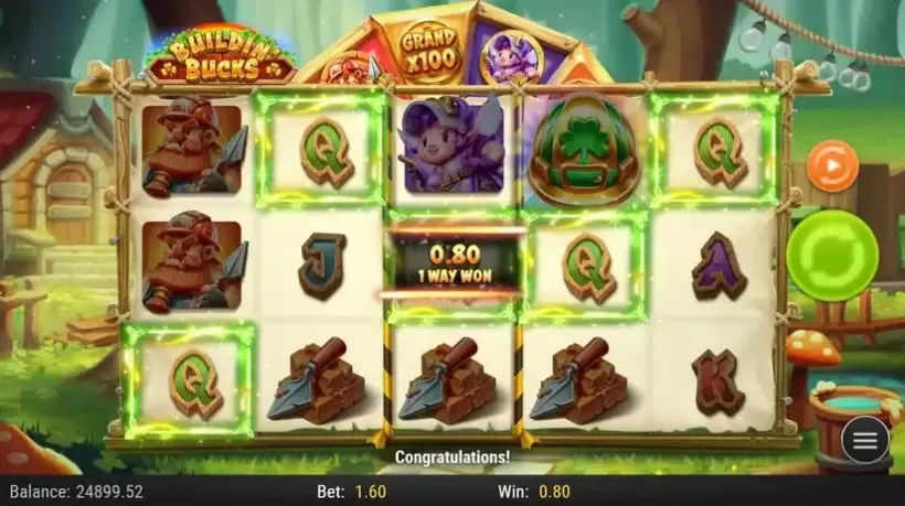 Buildin’ Bucks slot screenshot 