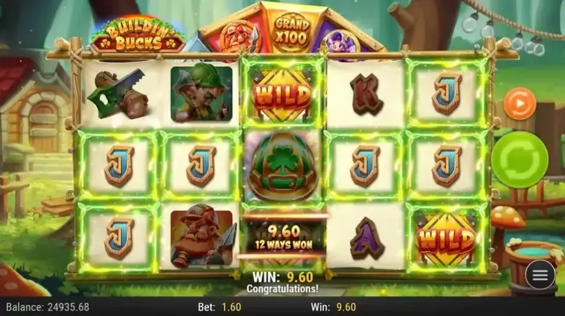 Buildin’ Bucks slot screenshot 3
