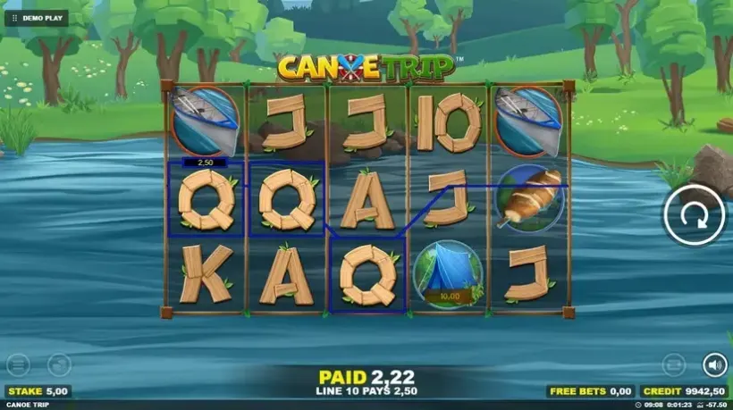 Canoe Trip slot screenshot 2