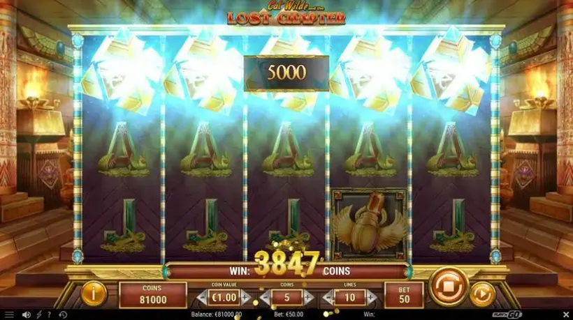 Cat Wilde and the Lost Chapter slot screenshot 6