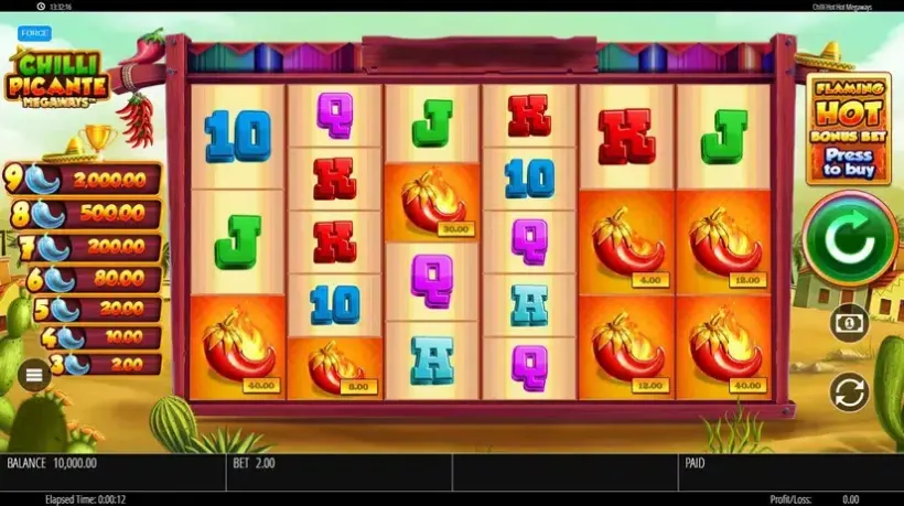 Chilli Picante Megaways slot screenshot 1