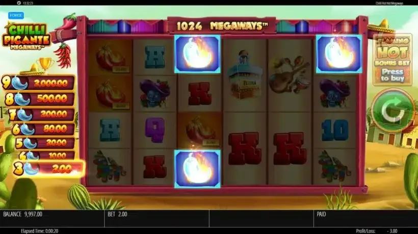 Chilli Picante Megaways slot screenshot 2