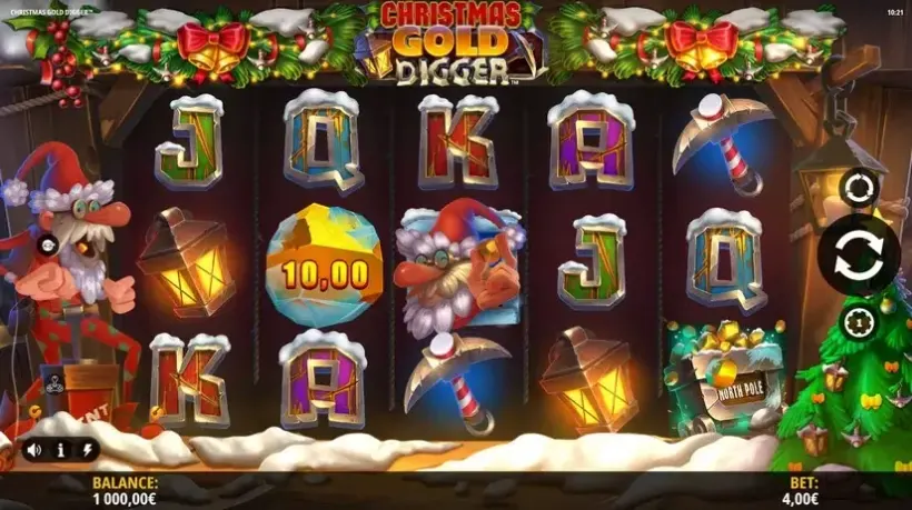 Christmas Gold Digger slot screenshot 