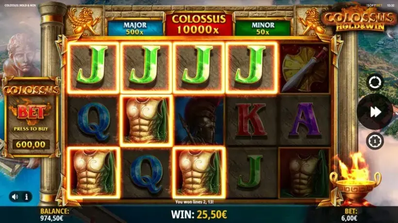 Colossus: Hold & Win slot screenshot 2