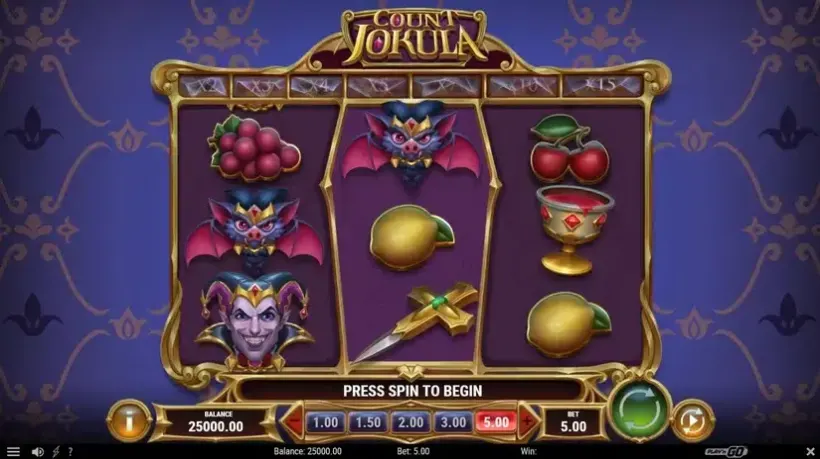 Count Jokula slot screenshot 