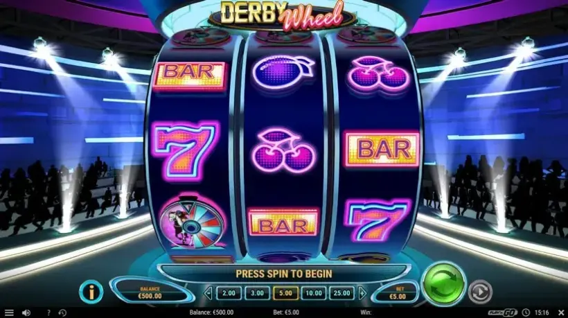 Derby Wheel slot screenshot 