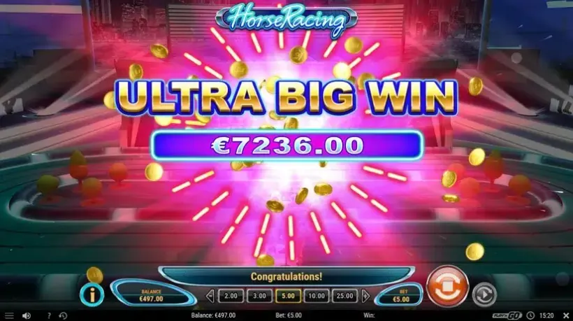 Derby Wheel slot screenshot 