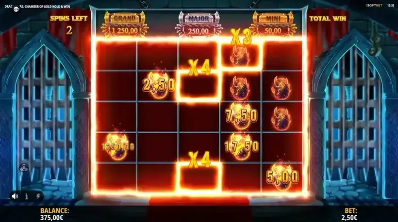 Dragonfire Chamber of Gold slot screenshot 5