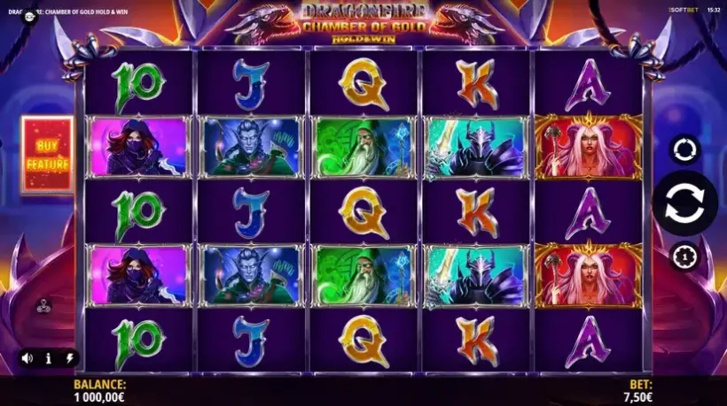 Dragonfire Chamber of Gold slot screenshot 1