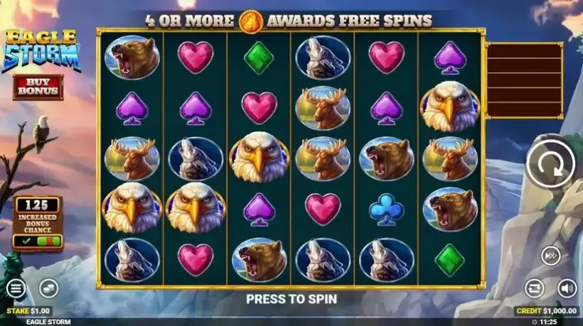 Eagle Storm slot screenshot 1