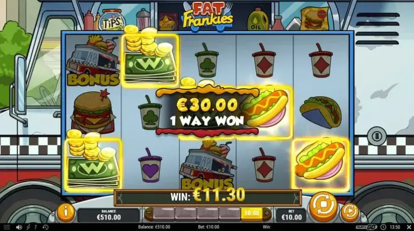 Fat Frankies slot screenshot 