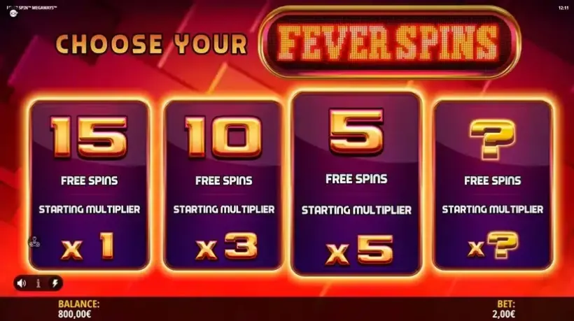 Fever Spin Megaways slot screenshot 3