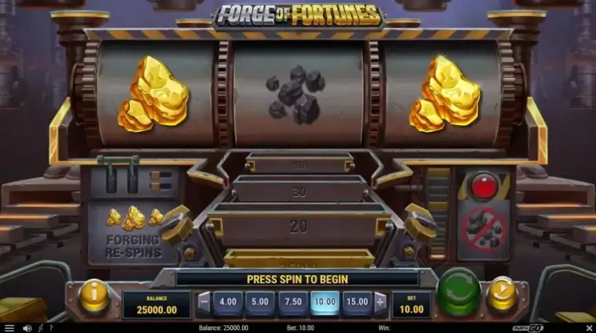 Forge of Fortunes slot screenshot 1