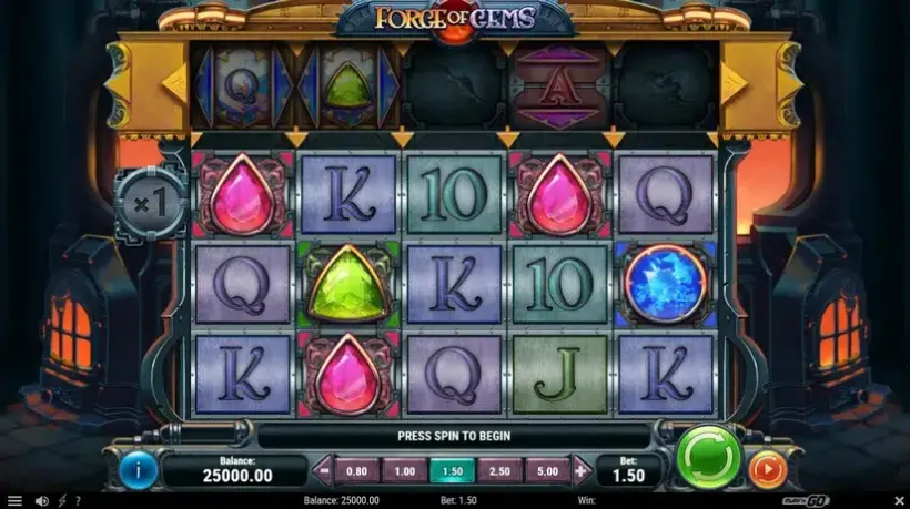 Forge of Gems slot screenshot 