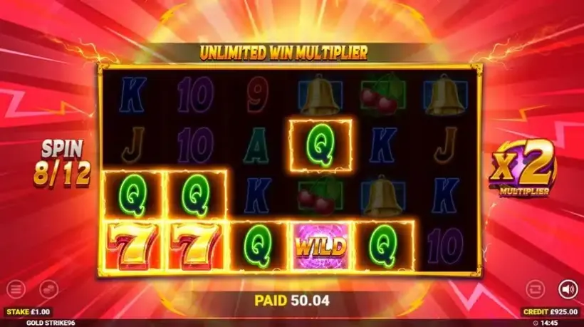 Gold Strike slot screenshot 