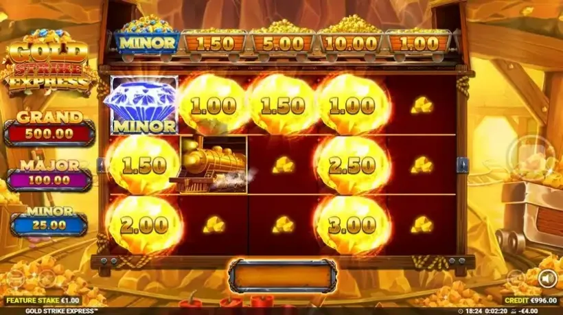 Gold Strike Express slot screenshot