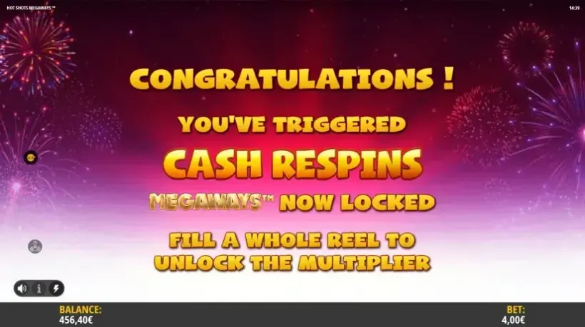 Hot Shots Megaways slot screenshot 4