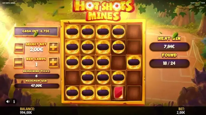Hot Shots: Mines slot screenshot 4