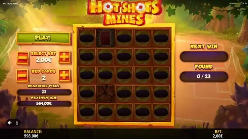 Hot Shots: Mines slot screenshot 