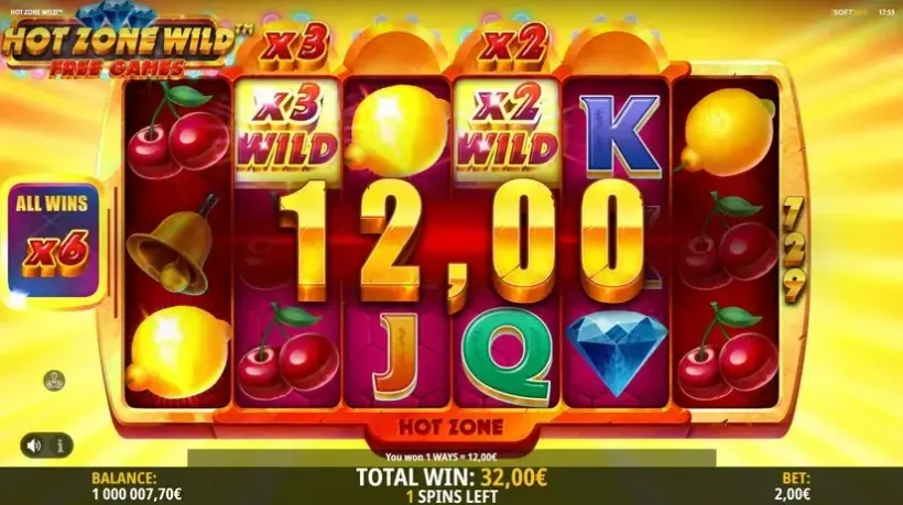 Hot Zone Wild slot screenshot 