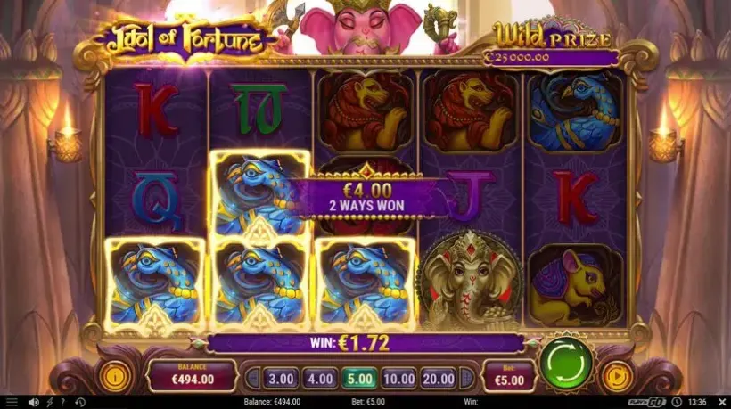 Idol of Fortune slot screenshot 4