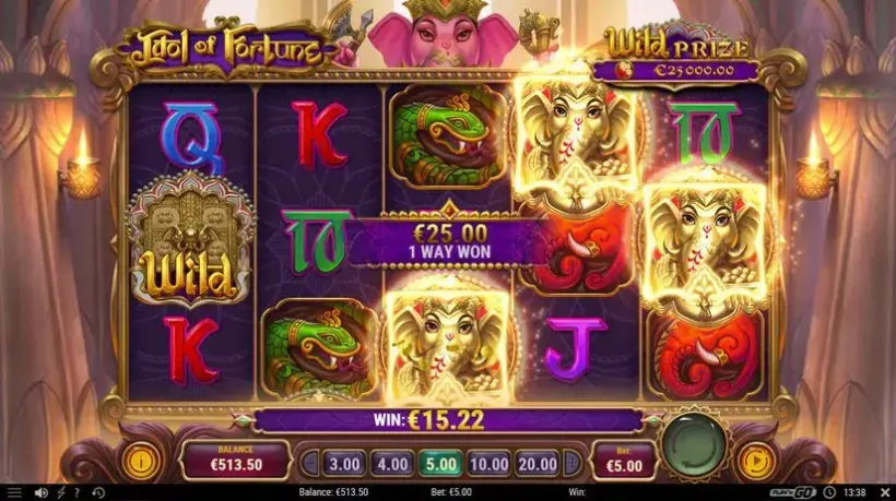 Idol of Fortune slot screenshot 7