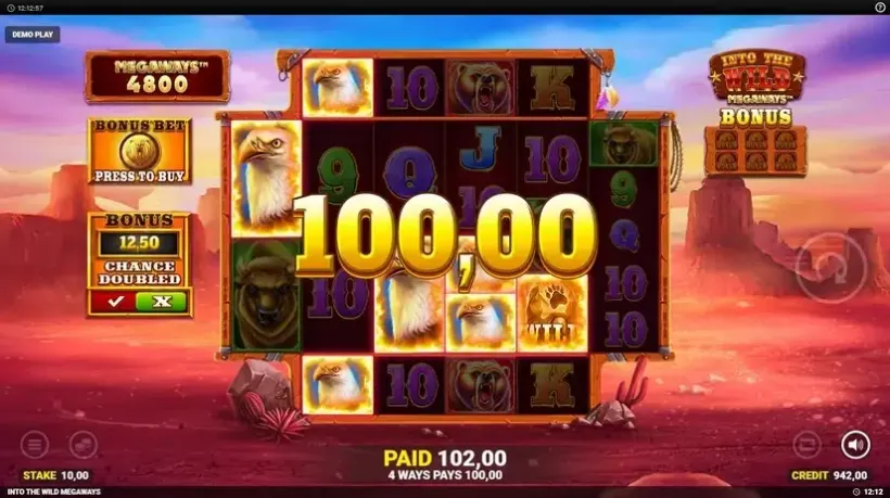 Into the Wild Megaways slot screenshot 3