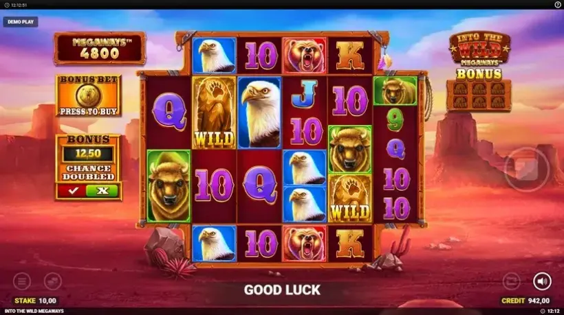 Into the Wild Megaways slot screenshot 2