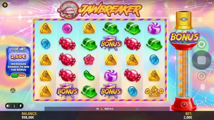 Jawbreaker slot screenshot 2