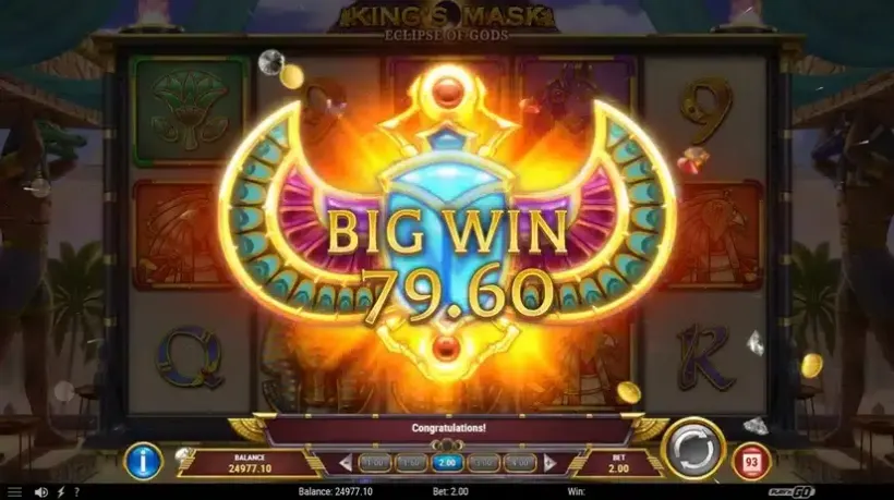 King’s Mask Eclipse of Gods slot screenshot 