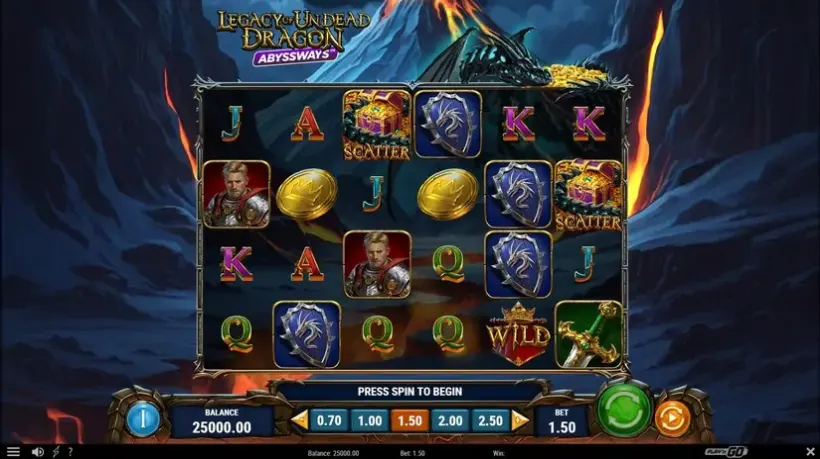 Legacy of Undead Dragon Abyssways slot screenshot