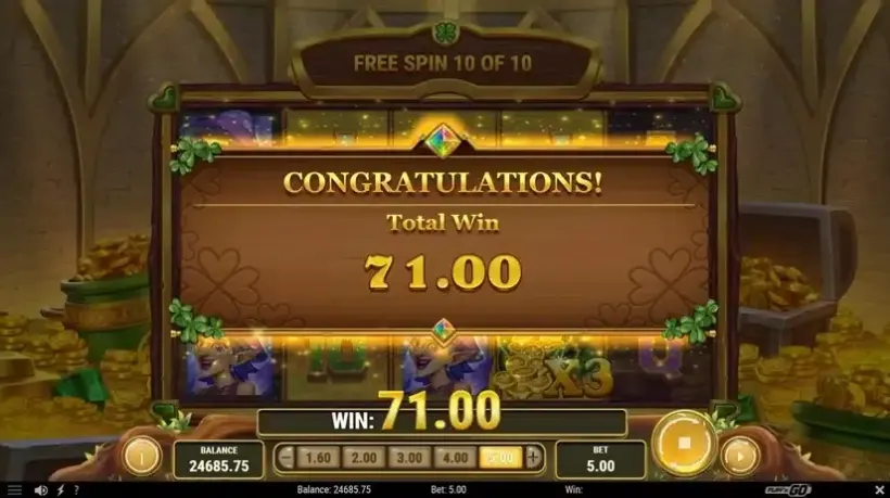 Leprechaun’s Vault slot screenshot 