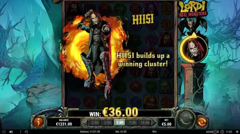 Lordi Reel Monsters slot screenshot 4