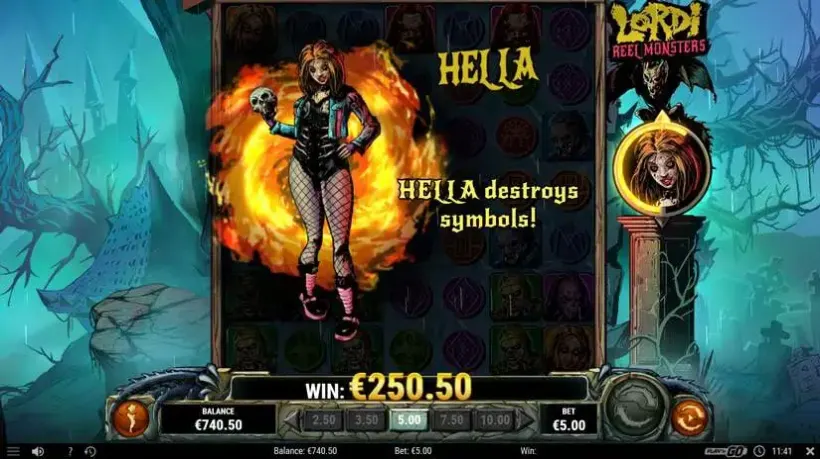Lordi Reel Monsters slot screenshot 3