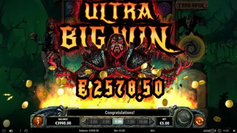 Lordi Reel Monsters slot screenshot 