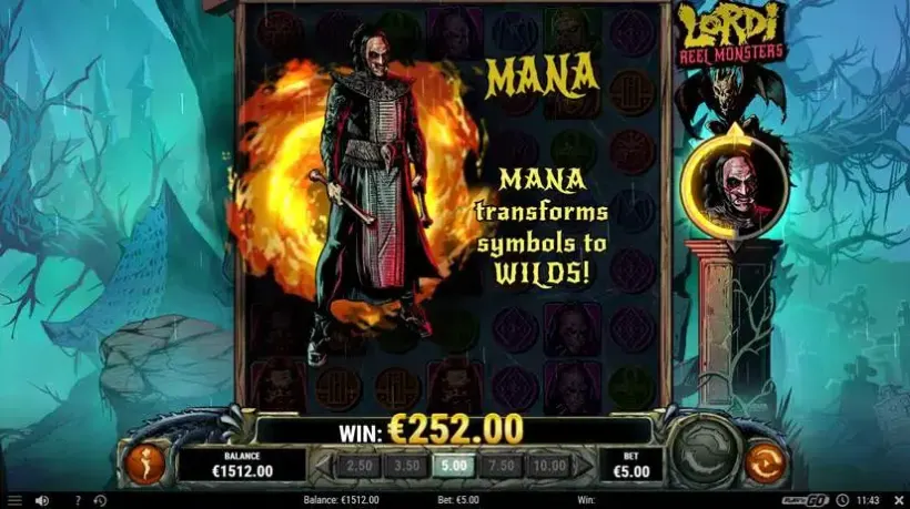 Lordi Reel Monsters slot screenshot 5