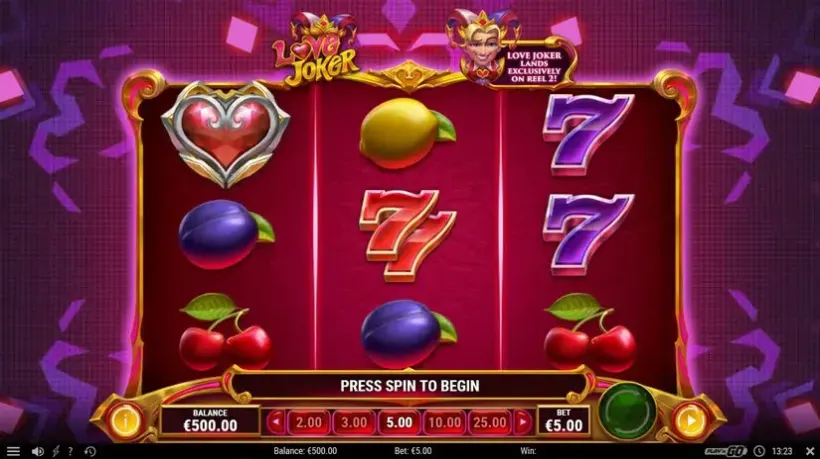 Love Joker slot screenshot 