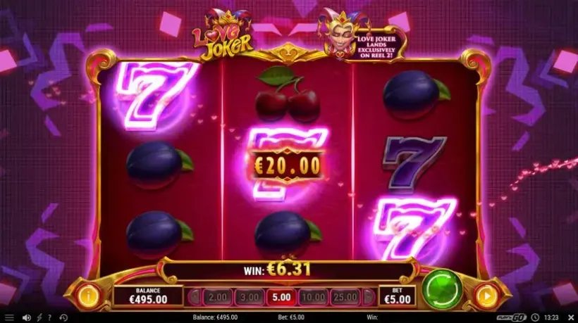 Love Joker slot screenshot 2