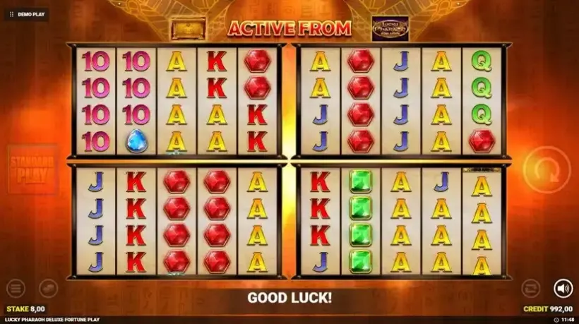 Lucky Pharaoh Deluxe slot screenshot 5