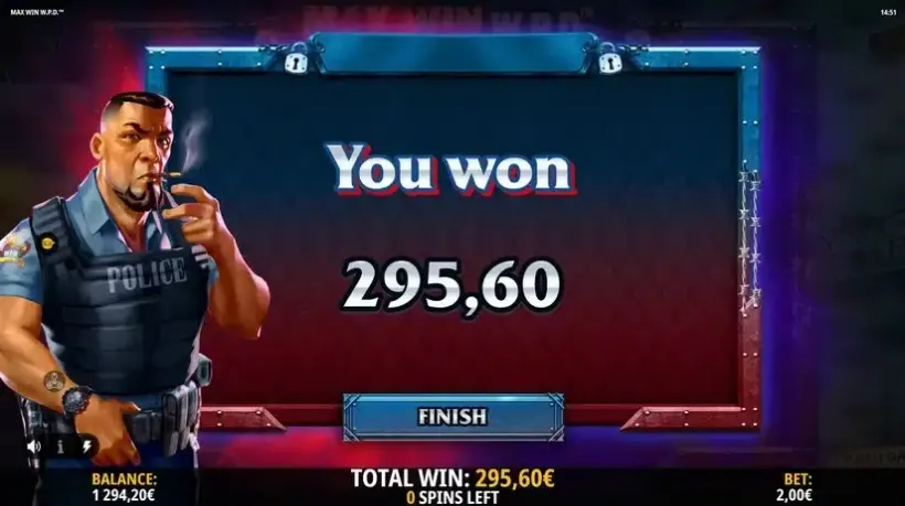 Max Win W.P.D slot screenshot 