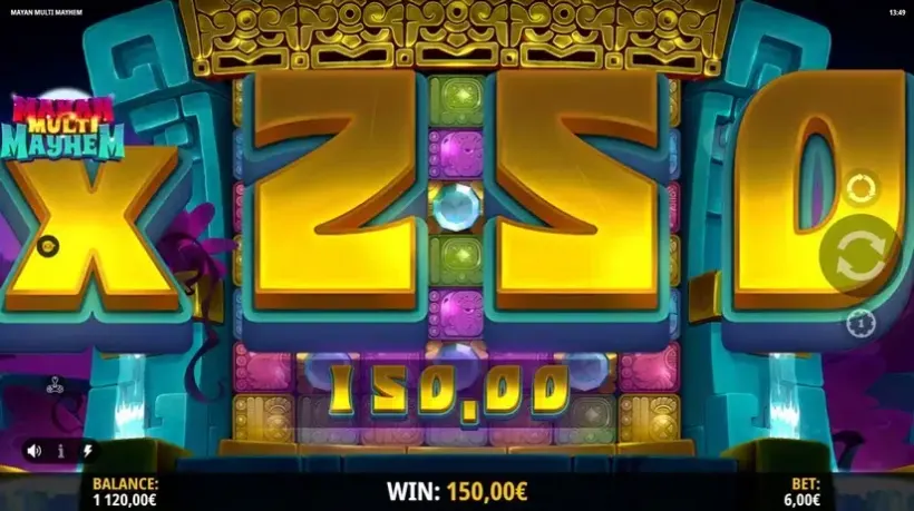Mayan Multi Mayhem slot screenshot 3