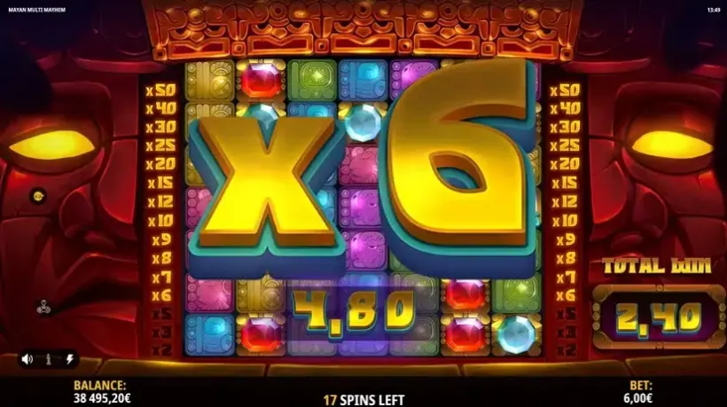 Mayan Multi Mayhem slot screenshot 6
