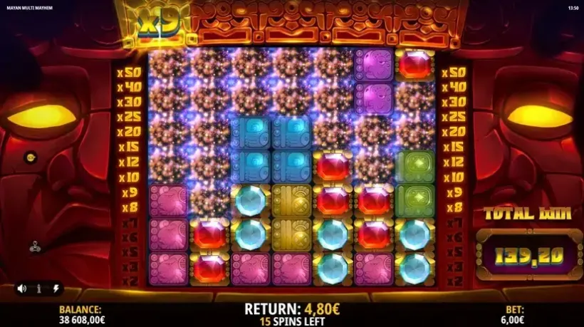 Mayan Multi Mayhem slot screenshot 7